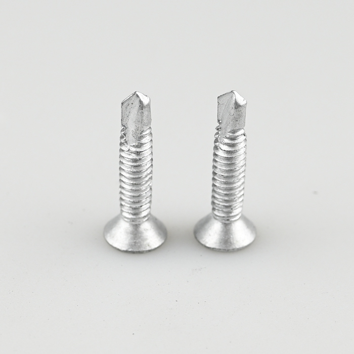Bi-Metal SUS316+SUS410 Flat Head Phillips Self Drilling Screw ST4.8-24*25