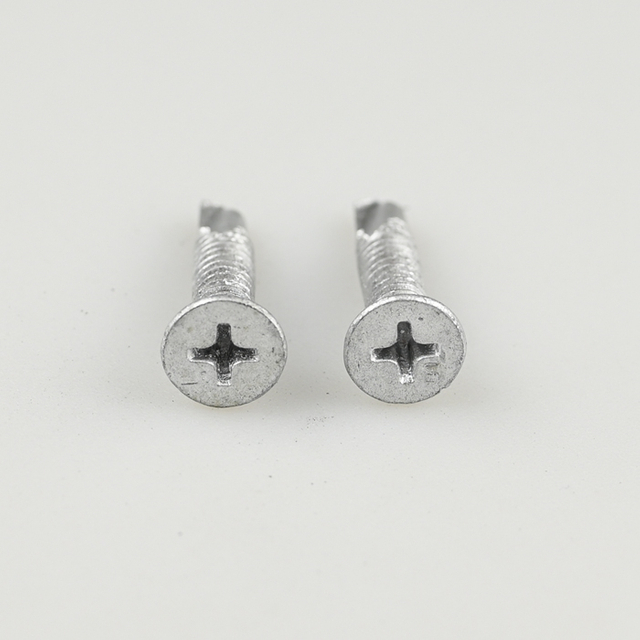 Bi-Metal SUS316+SUS410 Flat Head Phillips Self Drilling Screw ST4.8-24*25