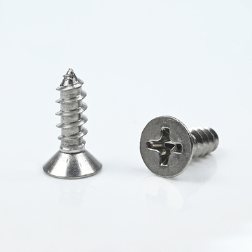 SUS304 Flat Head Phillips Wood Screw 6#-18*1/2''