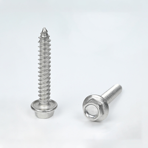 SUS316 Hex Flange Head Self Tapping Screw ST5.5-14*35