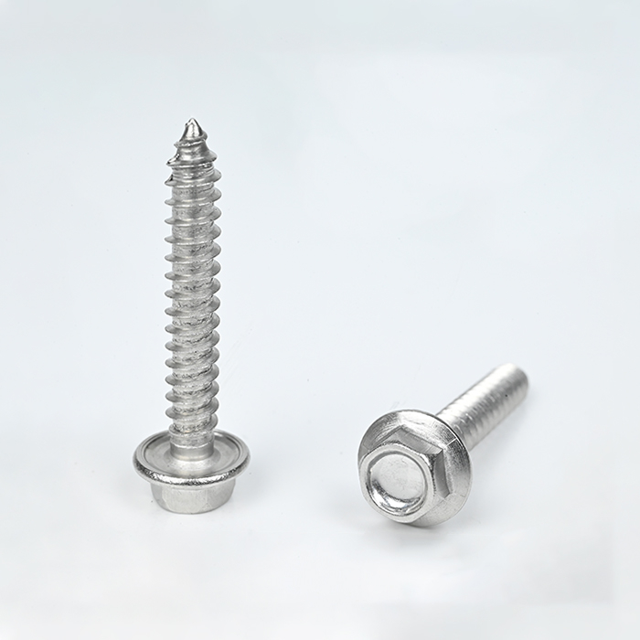 SUS316 Hex Flange Head Self Tapping Screw ST5.5-14*35