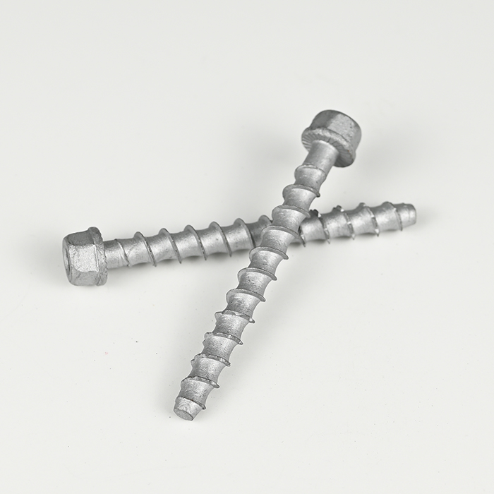 SUS410 Hex Flange Hanger Concrete Screw Anchor M6-5.8*75