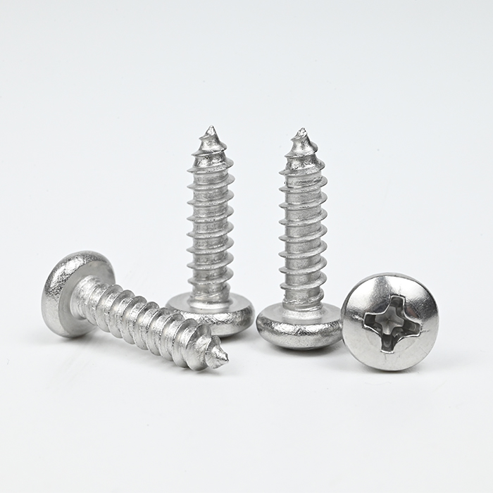 SUS316 DIN7981 Pan Head Phillips Self Tapping Screw ST4.2-18x16