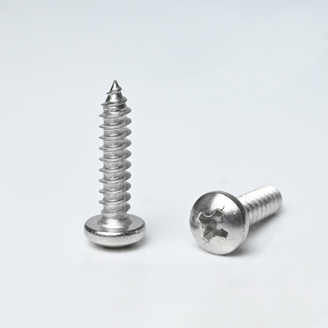 DIN7981 SUS316 Pan Head Phillips Self Tapping Screw ST4.2-18X19