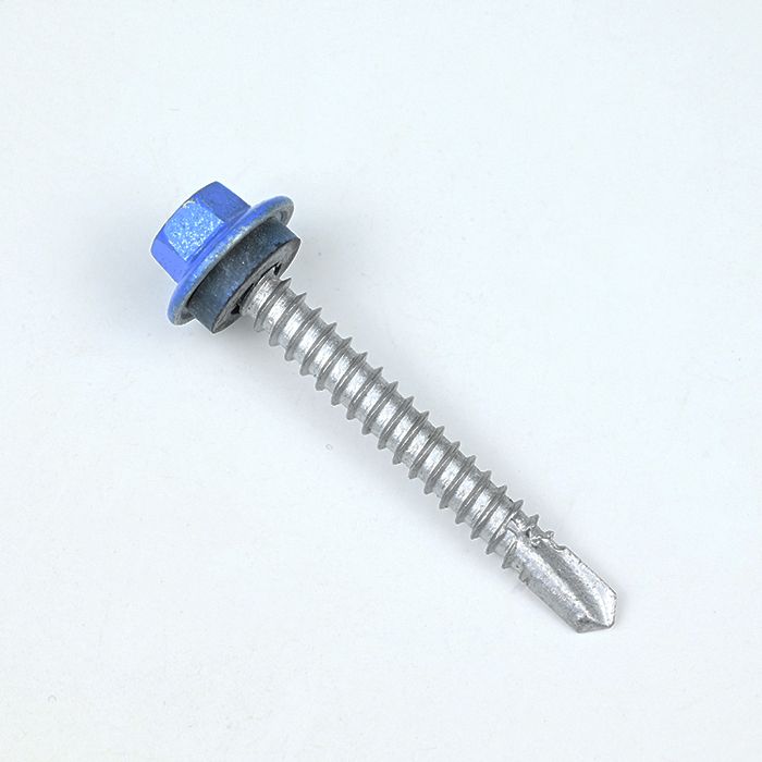 SUS410 Hex Flange Head Self Drilling Self Tapping Screw ST5.5-14*45