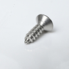 SUS304 Flat Head Square Self Tapping Screw ST3.5-20*12