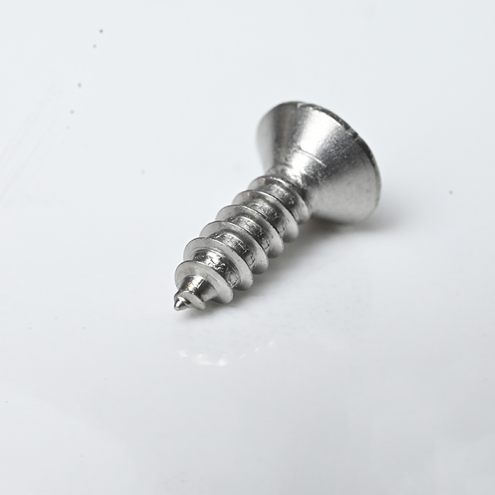 SUS304 Flat Head Square Self Tapping Screw ST3.5-20*12