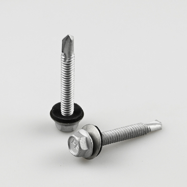 Bi-Metal Stainless Steel 304 Hex Flange Head Self Drilling Screw ST6.3-20*45,3#