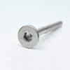 SUS316 Bugle Head Hex Socket with 4 Ribs Wood Screw 14#-10*75