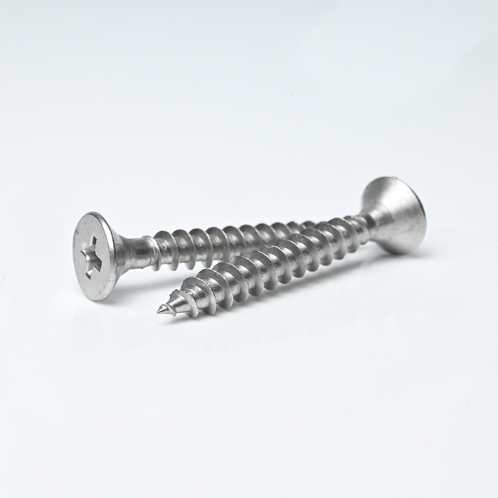 SUS410 Double Flat Head Phillips Self Tapping Screw M5-2.2*38