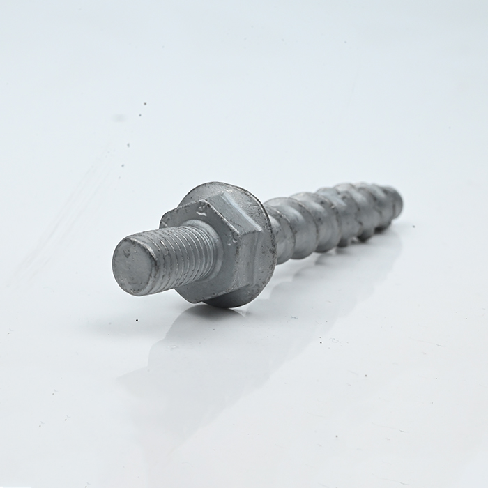 SUS410 Hex Flange Hanger Concrete Screw Anchor M8-7.7*55