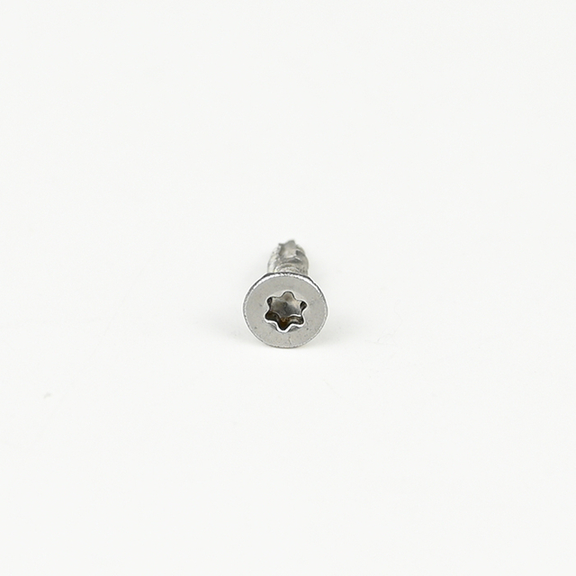 SUS316 Double Flat Head Torx with 6 Ribs Chipboard Screw T-17 M3-1.35*12