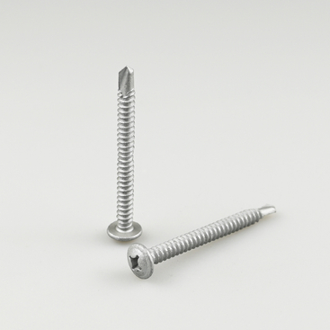 Bi-Metal Stainless Steel 304 Wafer Cross Recess Head Self Drilling Screw ST5.5-14*60