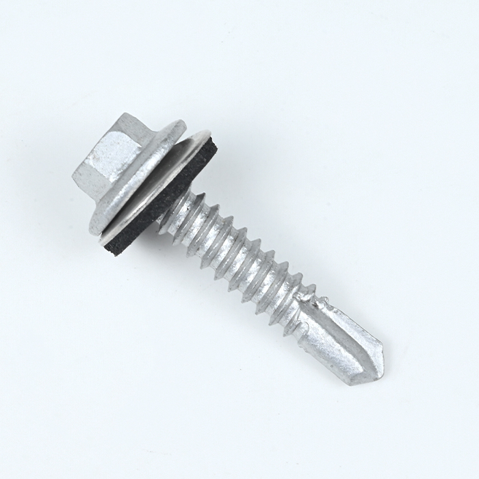 SUS410 Hex Flange Head Self Drilling Self Tapping Screw ST6.3-14*32