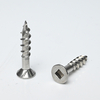 SUS304 Flat Head Square with 4 Ribs Chipboard Screw ST4.5-9*31