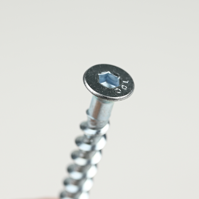 10B21 Flat Head Hex Socket Concrete Screw Anchor M6-5.8*75