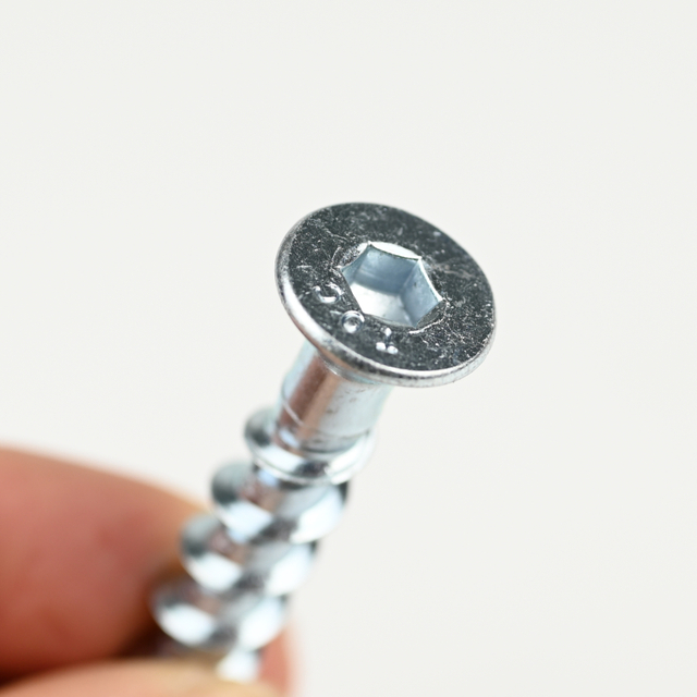 10B21 Flat Head Hex Socket Concrete Screw Anchor M6-5.8*50