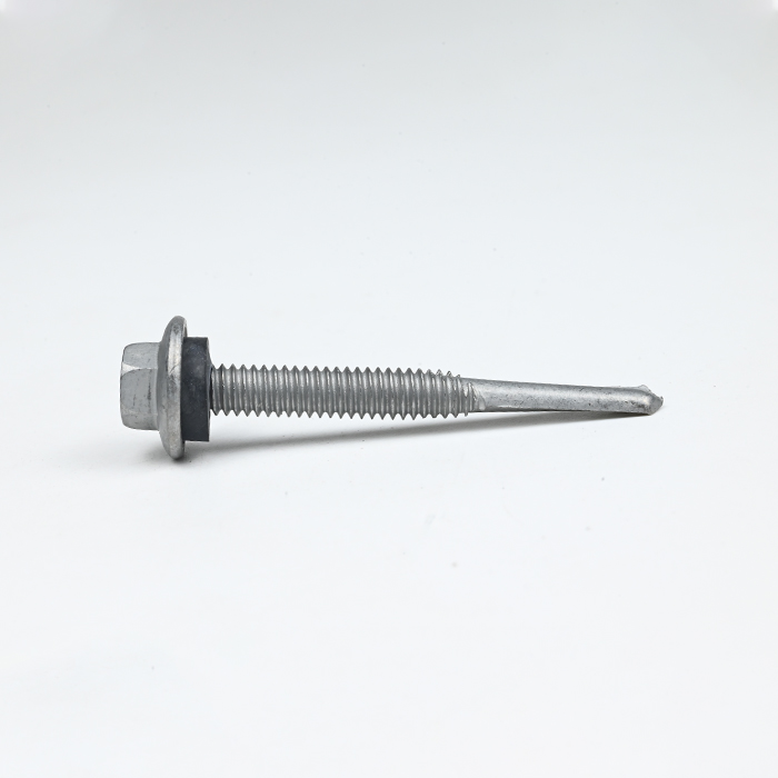 SUS410 Hex Flange Self Drilling Self Tapping Screw ST5.5-24*50,7#