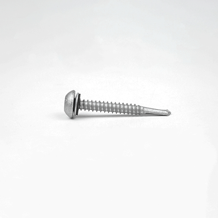 SUS410 Pan Head Star Self Drilling Screw 12#-14*45