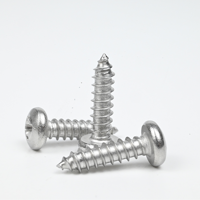 SUS316 DIN7981 Pan Head Phillips Self Tapping Screw ST4.2-18x16