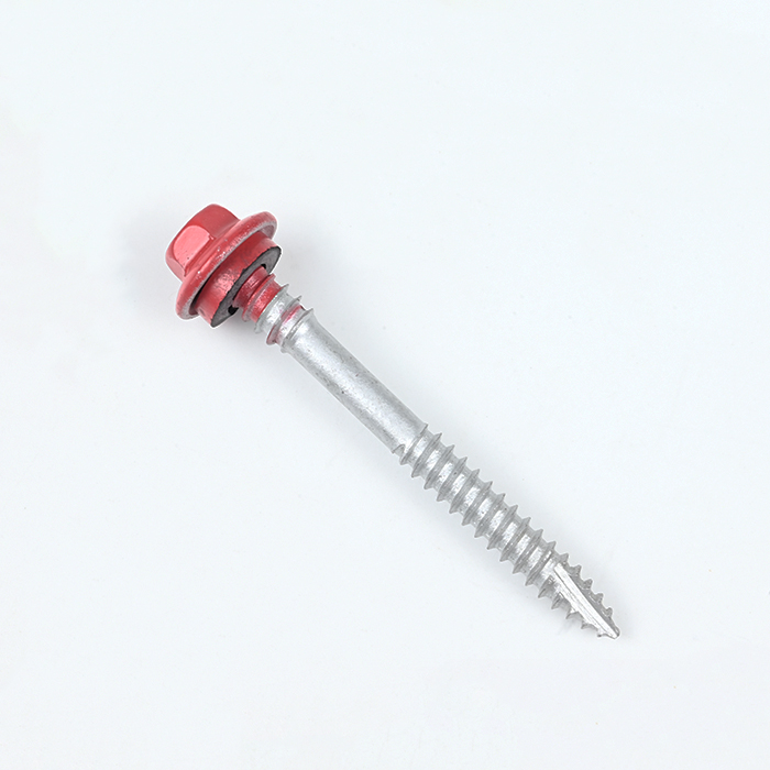 SUS410 Hex Flange Head Self Tapping Screw T-17 12#-14*55