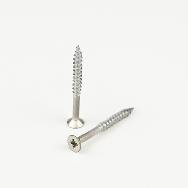 SUS410 Flat Head Pozi with 6 Ribs Chipboard Screw T-17 5.0-2.2*50