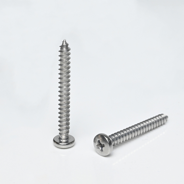 SUS410 Pan Head Phillips Self Tapping Screw M4-16*38