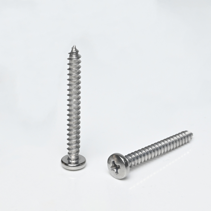 SUS410 Pan Head Phillips Self Tapping Screw M4-16*38