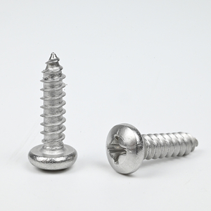 SUS316 DIN7981 Pan Head Phillips Self Tapping Screw ST4.2-18x16