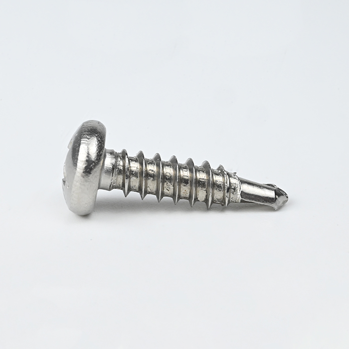 SUS316 DIN7504N Pan Head Cross Recess Self Drilling Self Tapping Screw ST4.2-18*16