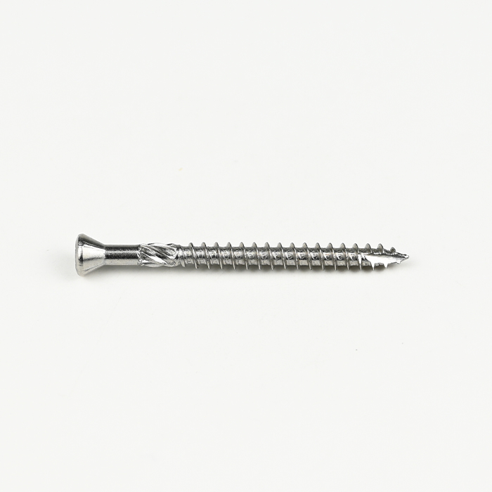 SUS304 Oval Head Torx with 4 Ribs Chipboard Screw T-17 5.0-2.2X60