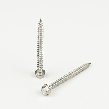 SUS304 Hex Washer Head Drywall Screw ST4.5-14*50