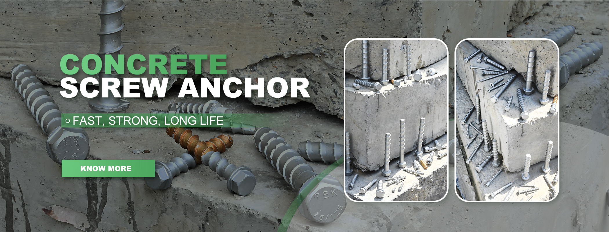 Concrete screw anchor