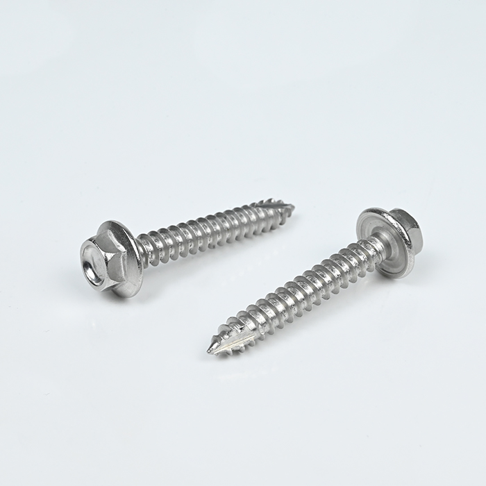 SUS316 Hex Flange Head Self Tapping Screw ST5.5-14*35