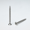 SUS316 Double Flat Head Pozi with 6 Ribs Chipboard Screw M3.5-1.6*40