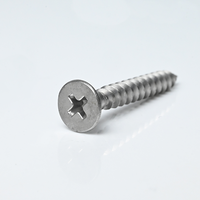 SUS410 Double Flat Head Phillips Self Tapping Screw M5-2.2*38