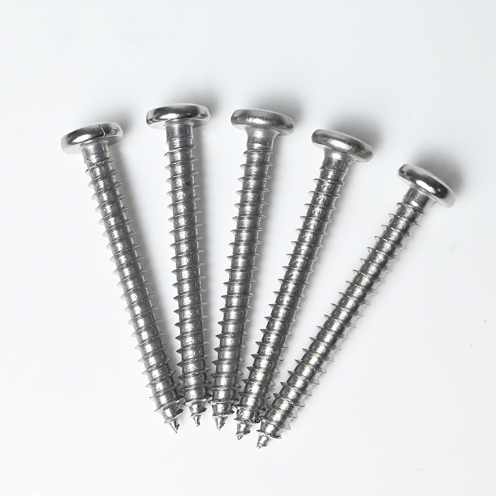 SUS410 Pan Head Phillips Self Tapping Screw M4-16*38