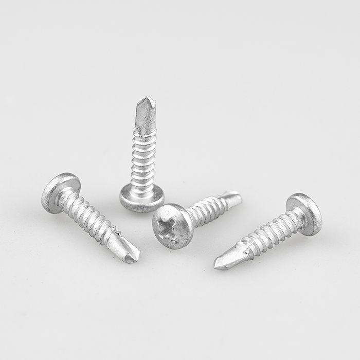 Bi-Metal Stainless Steel 304 Pan Head Cross Recess Self Drilling Screw ST4.2-18*19