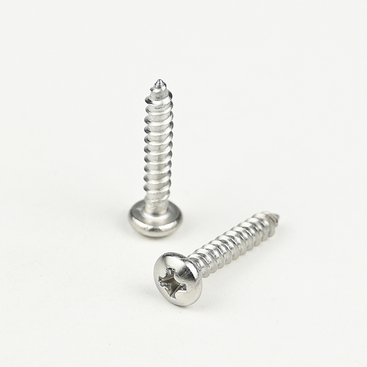 SUS304 Pan Head Phillips Wood Screw 6#-18*3/4''