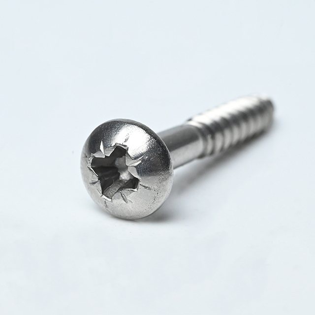 SUS316 Oval Head Pozi Wood Screw M4-1.8*30