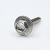 SUS304 Hex Flange Head Wood Screw 14#-10*75