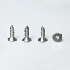 SUS304 Flat Head Square Self Tapping Screw ST3.5-20*12