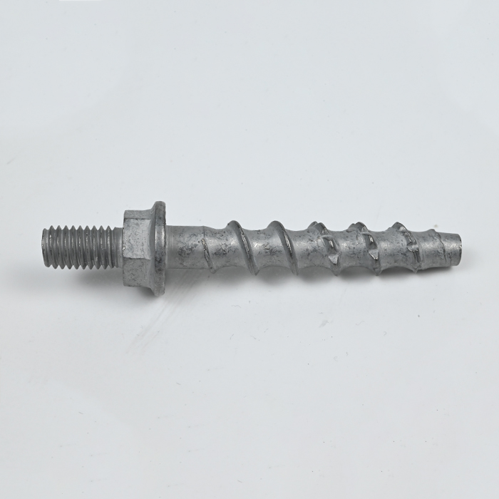 Bi-metal SUS304 Hex Flange Hanger Concrete Screw Anchor M8-7.7*55