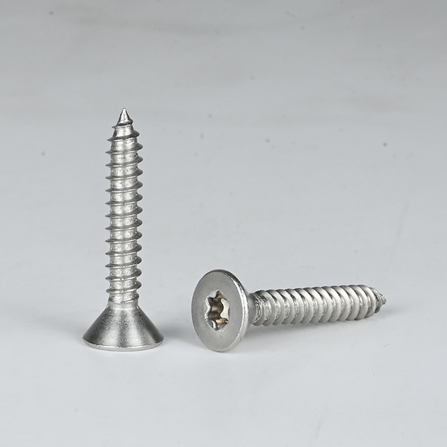 SUS316 Counterusnk Head Star Self Tapping Screw ST4.8-16*30