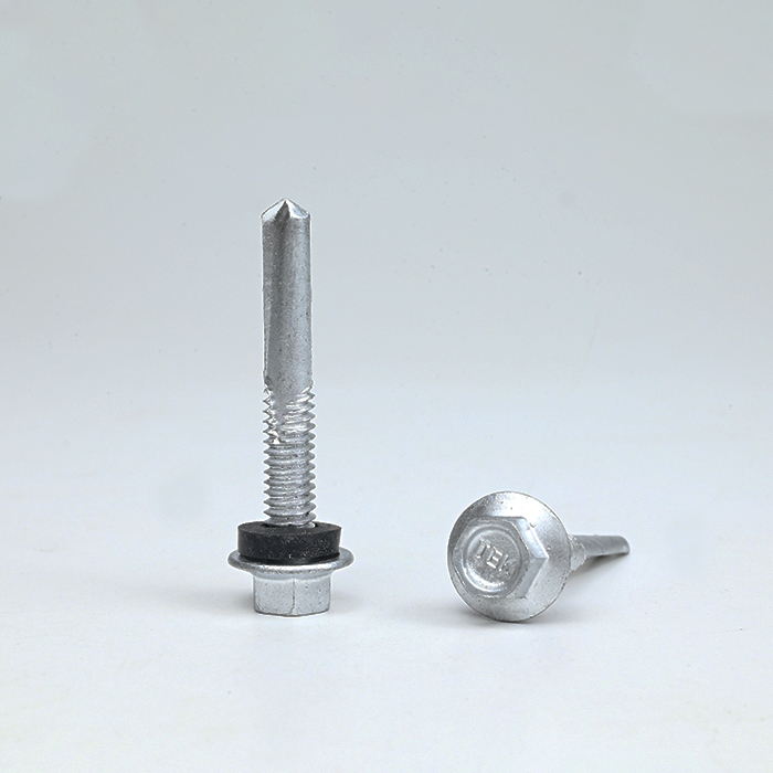 SUS410 Hex Flange Self Drilling Self Tapping Screw ST5.5-24*38 7#