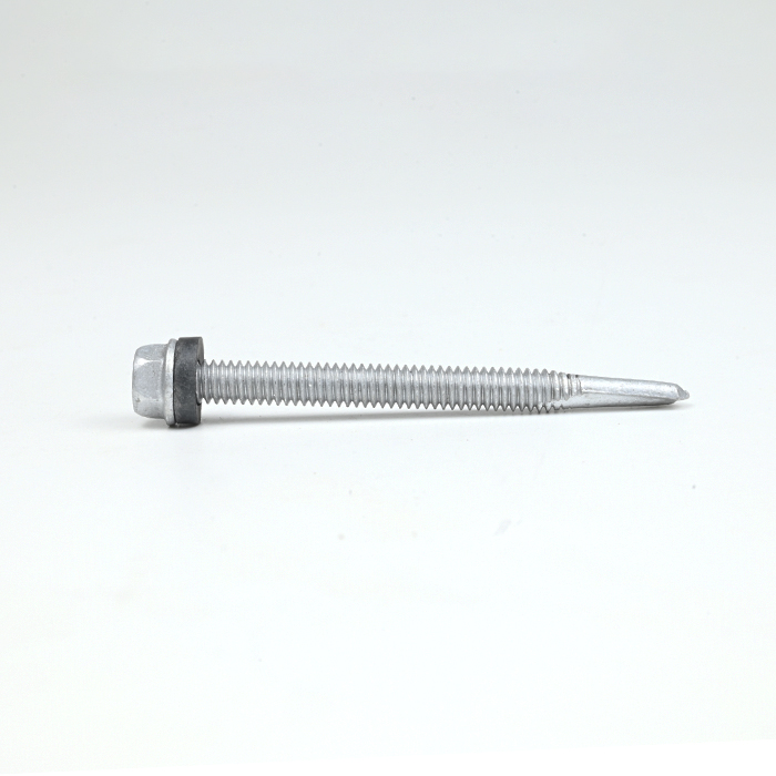 SUS410 Hex Flange Self Drilling Self Tapping Screw ST5.5-24*63 5#