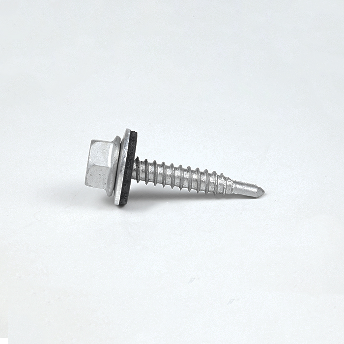 SUS410 Hex Flange Self Drilling Self Tapping Screw ST5.5-24*25