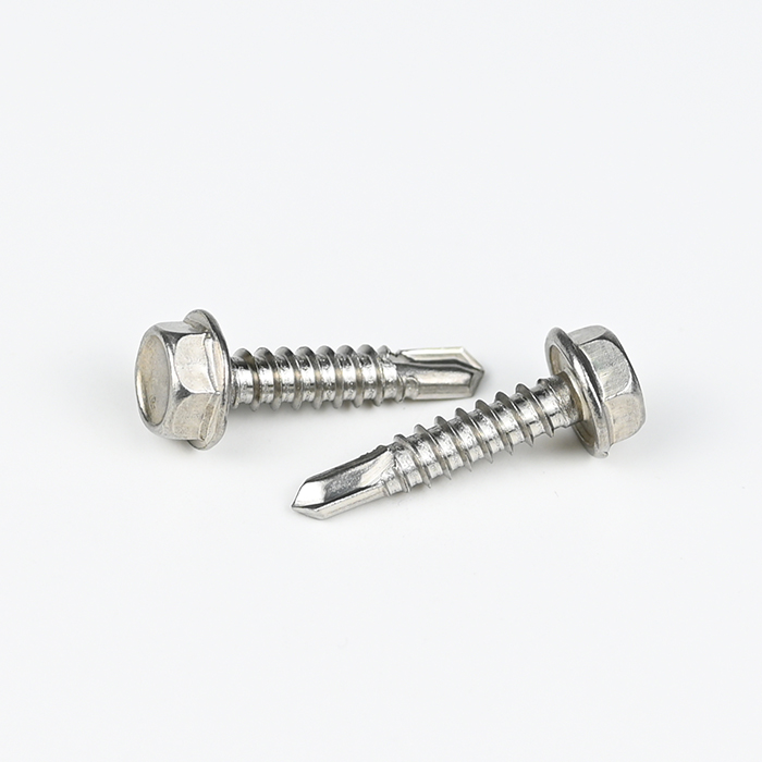 SUS304 Hex Head Self Drilling Screw ST4.8-16*22