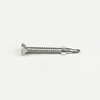 SUS410 Flat Head Phillips Self Drilling Screw with Wing ST4.2-18*38