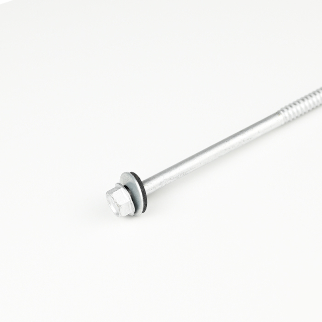 SUS410 Hex Washer Self Drilling Screw with Half Thread ST6.3-14*130